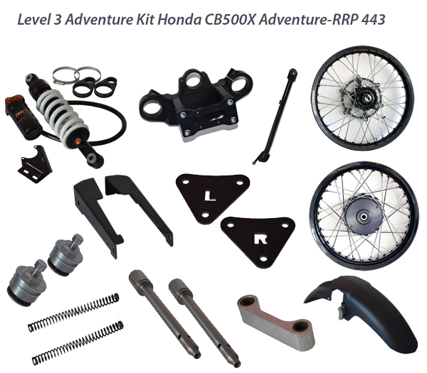  Rally Raid CB500X Level 3 Adventure Kit